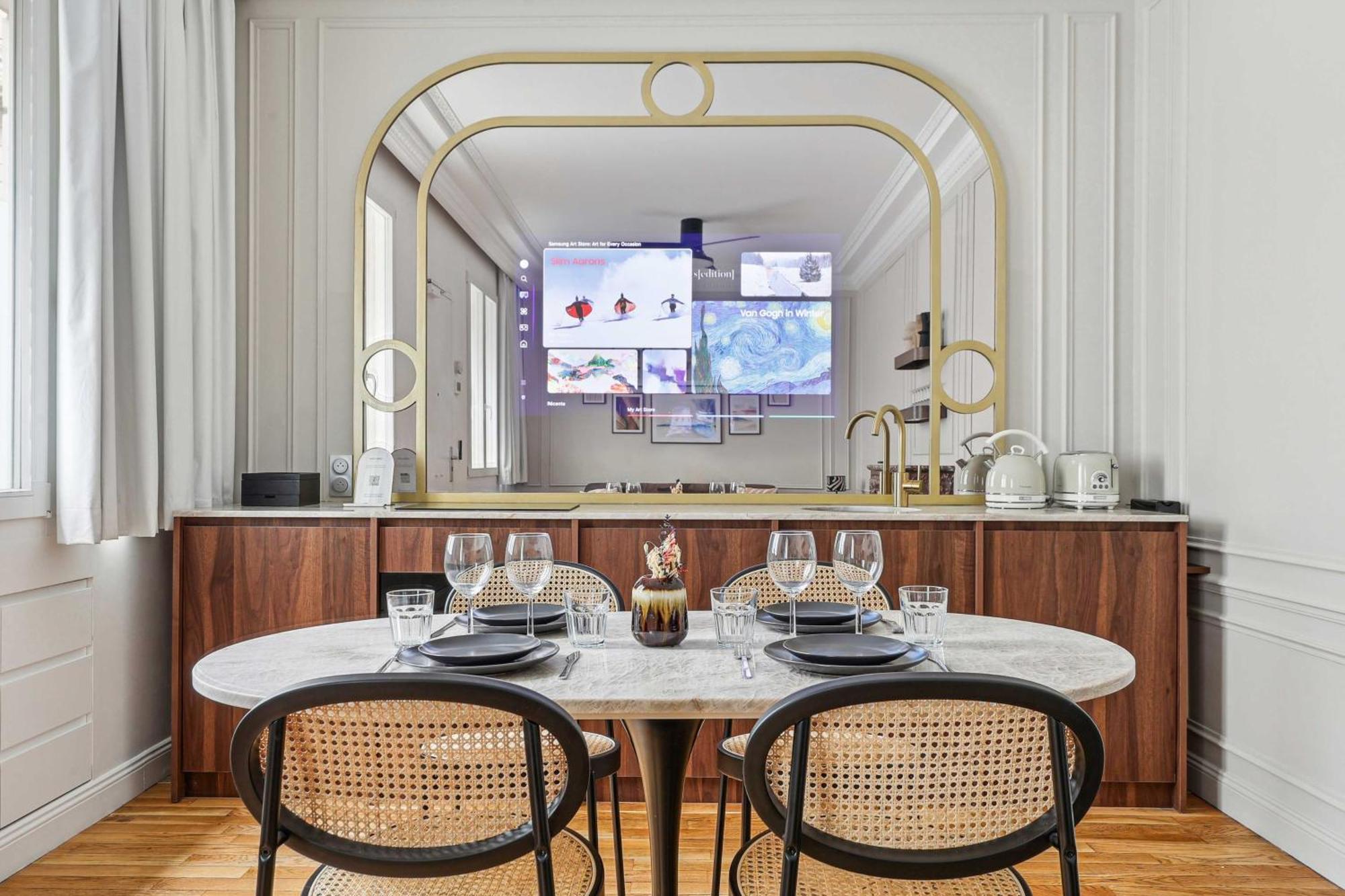 Interior Design - Apartment 6P-2Br - Tour Eiffel Paris Luaran gambar